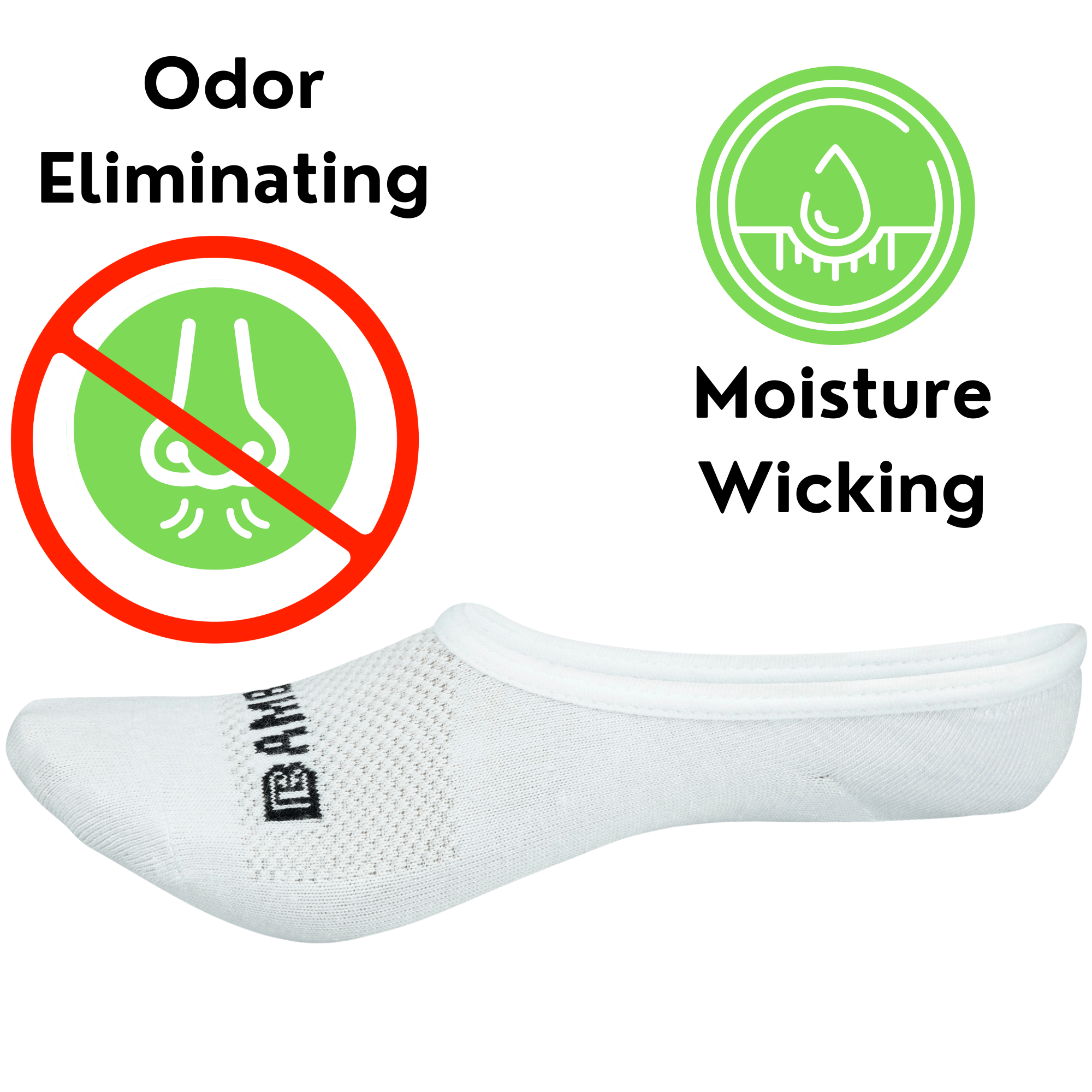 Super Low Cut No Show Bamboo Rayon Socks - 4 Pair