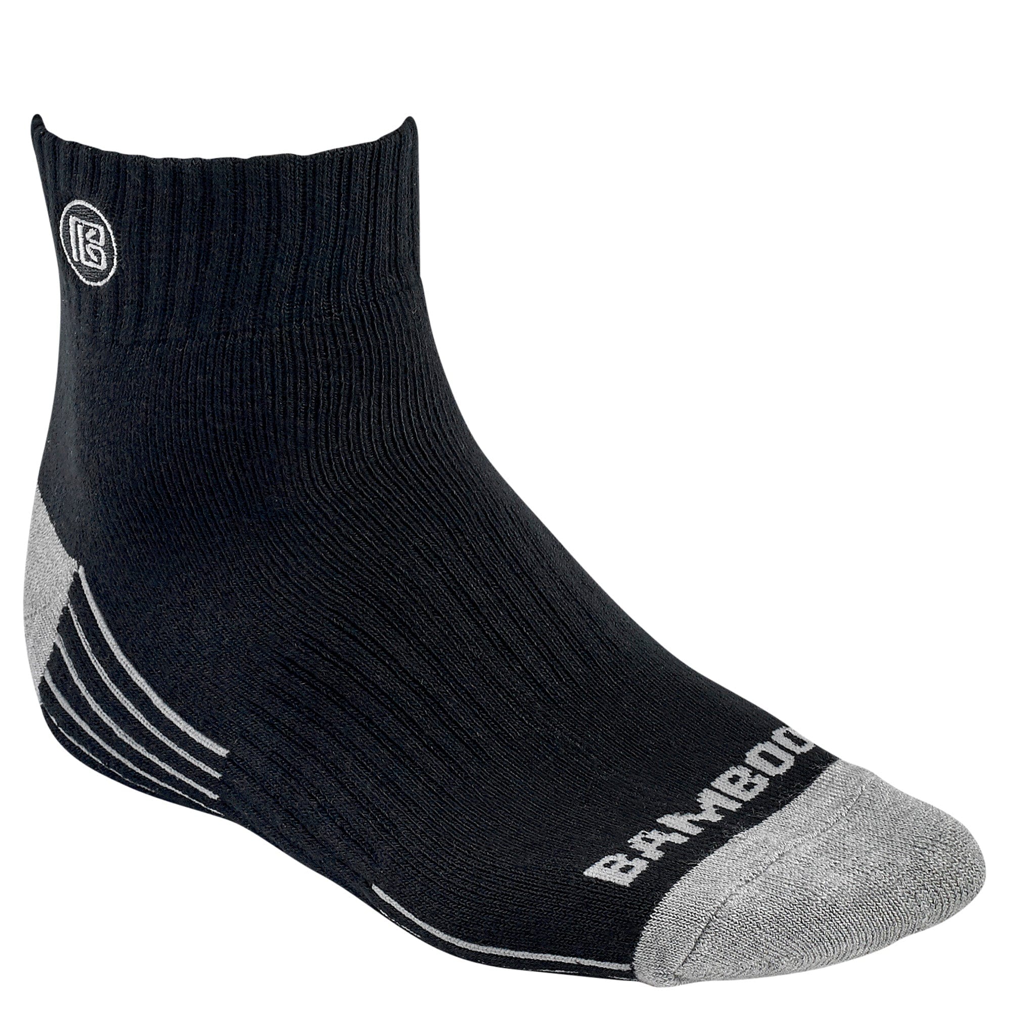 Premium Bamboo Rayon Quarter Crew Socks - 3 Pair Gift Box